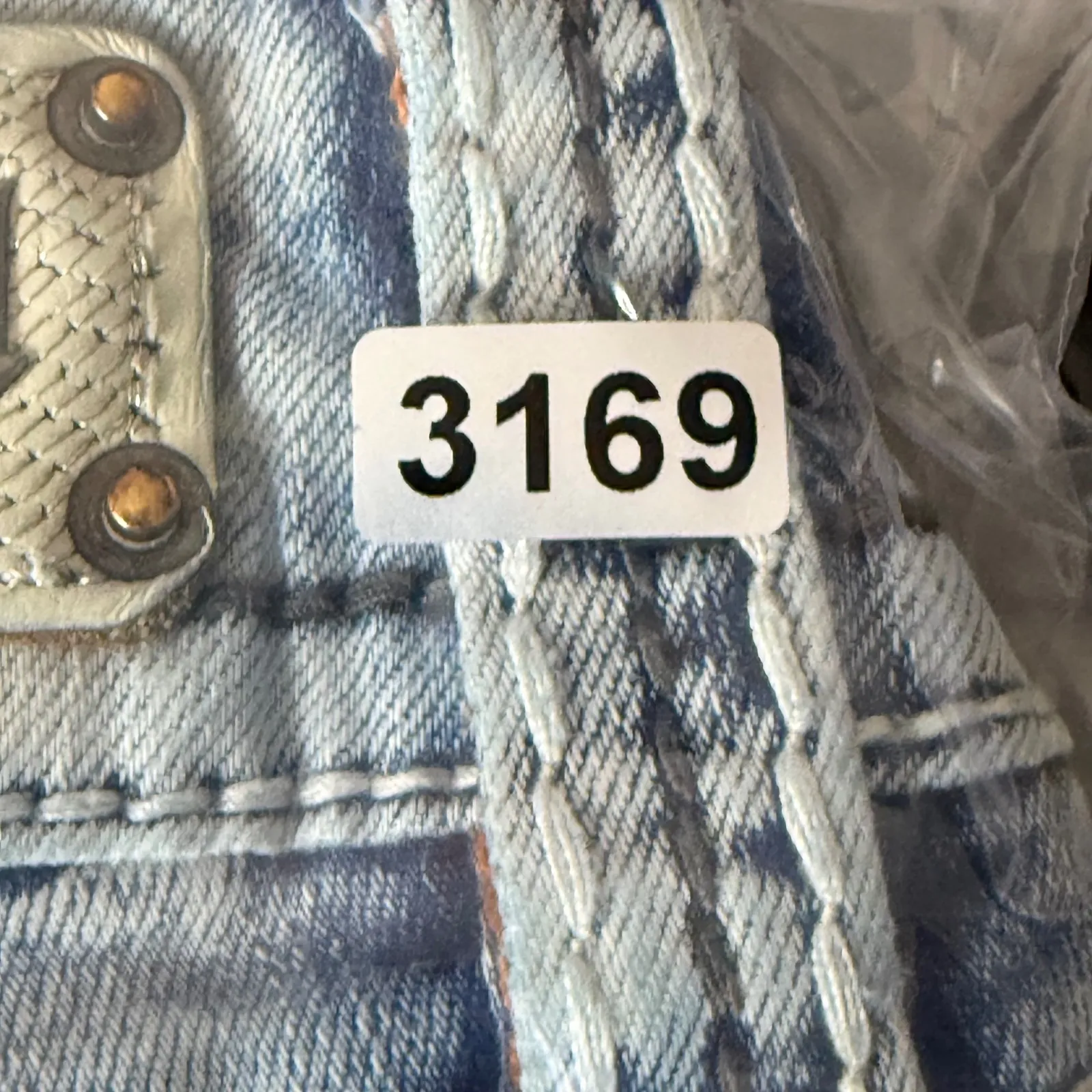 Rock‎ Revival Nadja Easy Crop Jeans Embellished Pockets Light Wash Denim Size 26 - Image 15