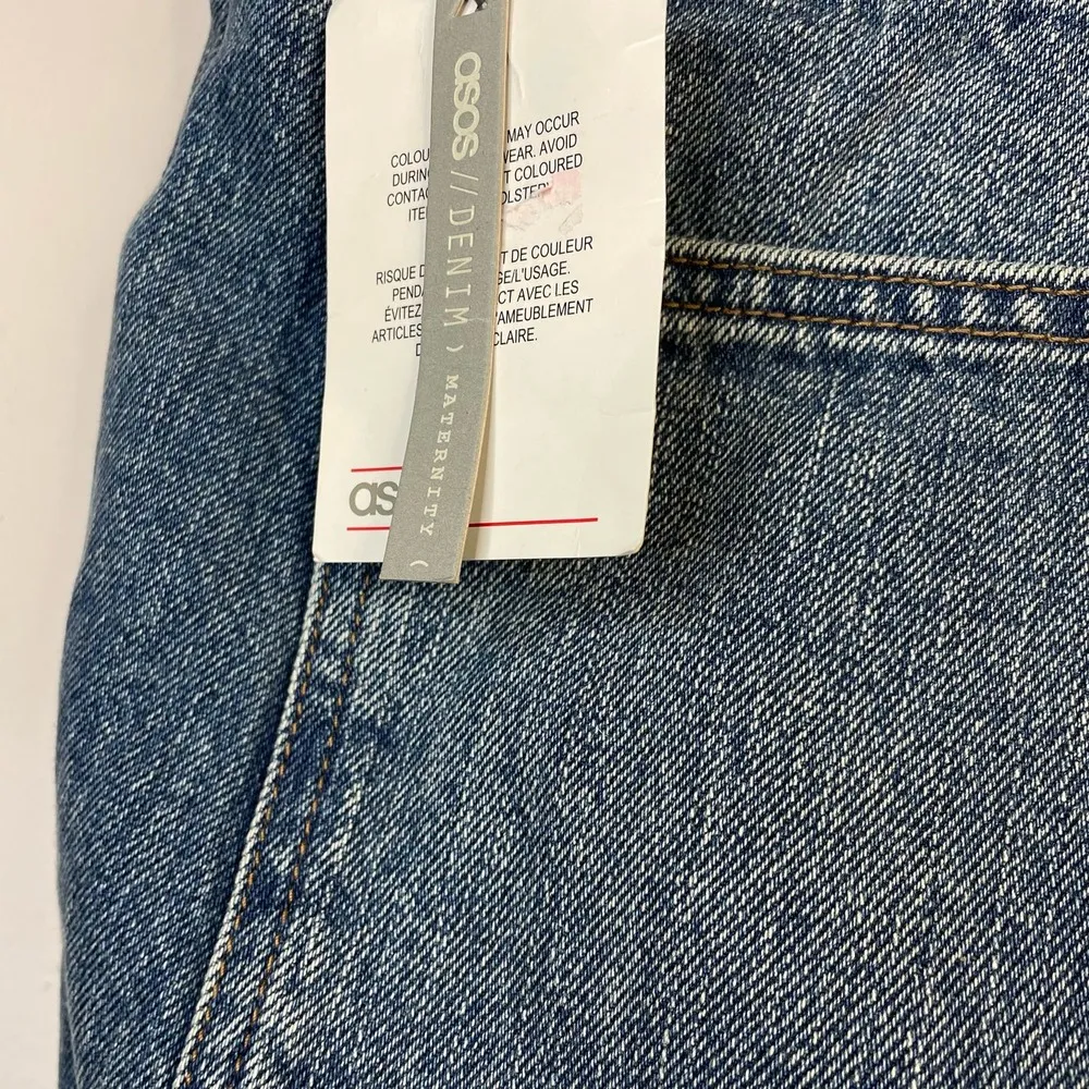 Asos Design Egerton Rigid Cropped Flare Under Belly Maternity Jeans womens 10 - Image 13