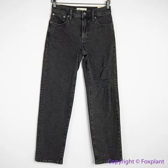 NEW Madewell The Mid-Rise Perfect Vintage Straight‎ Jean in Rosella Wash, 24 - Image 3