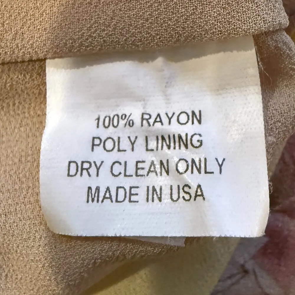 Slate & Willow Floral One Shoulder Hi Low Popover Bodice Maxi Dress 4 Yellow - Image 11