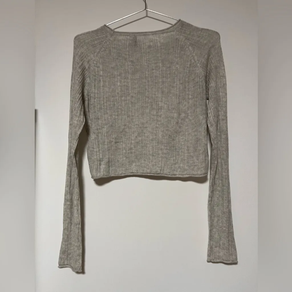 Kerisma womens ribbed long sleeve rolled neck top medium - Image 4