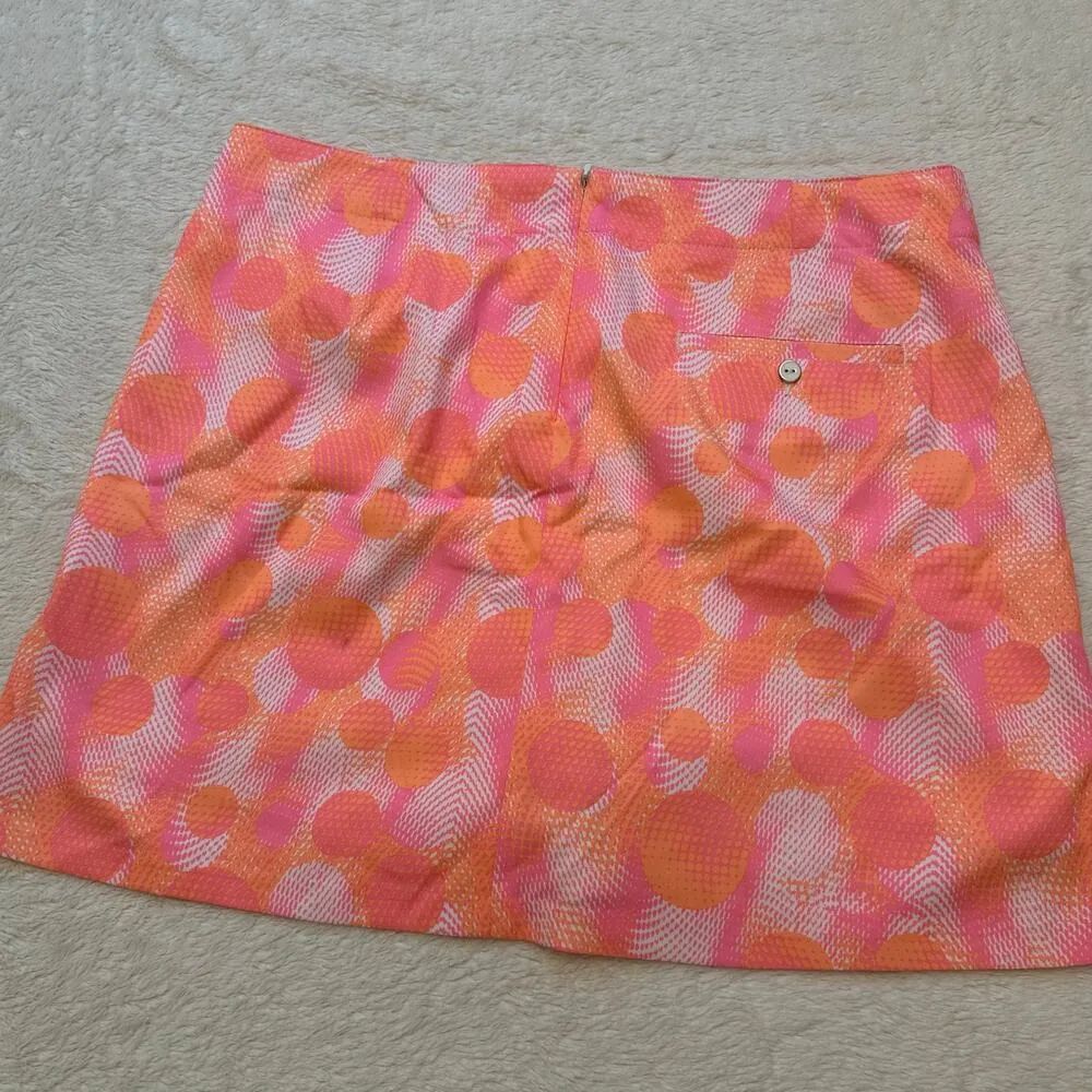 Lady Hagan Golf Skort sz 12 Pink Orange Skort - Image 2