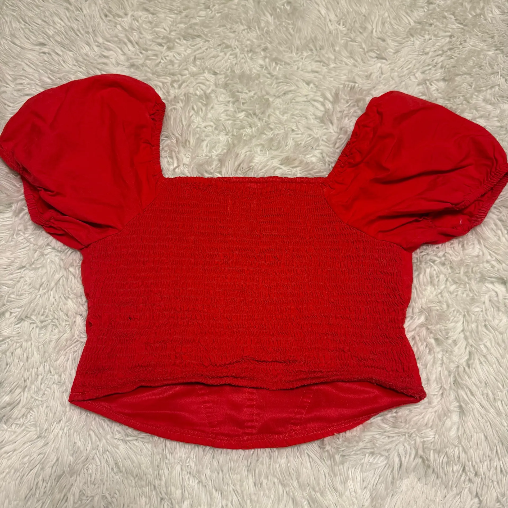 Japna puff sleep crop top medium - Image 2