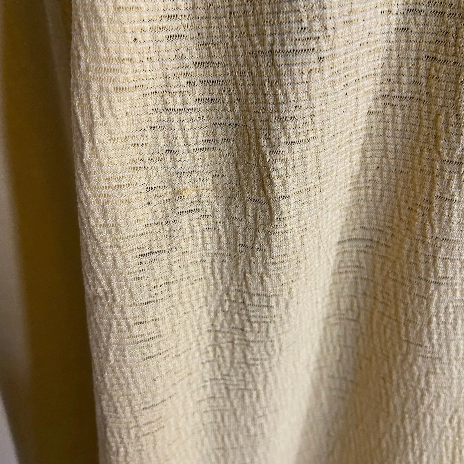 Avenue Womens Tank Top Size 18 20 Yellow Textured Smocked NEW‎ - Image 5