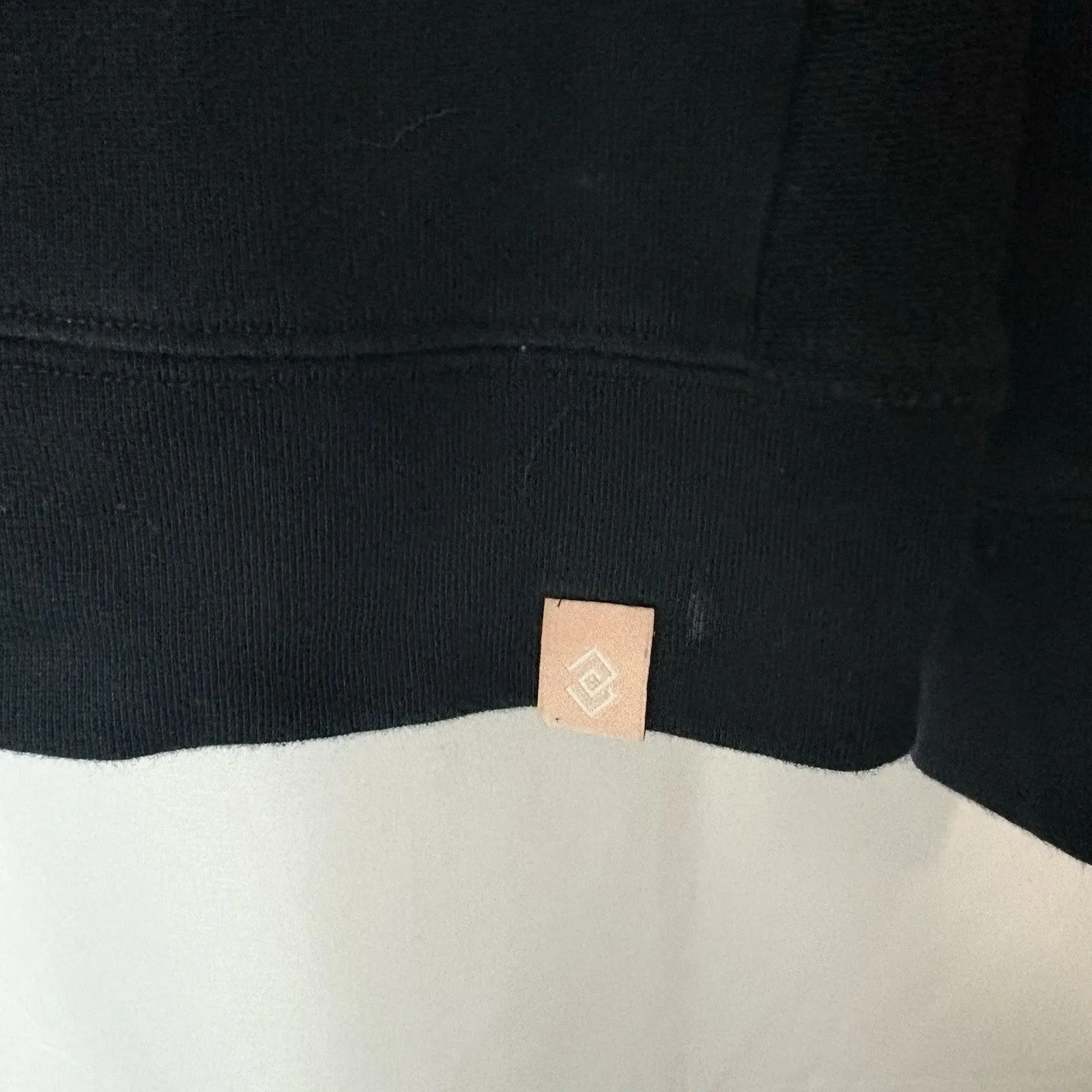 Third Love Black Weekend Terry Sweatshirt Size Medium Cozy Cotton - Image 4