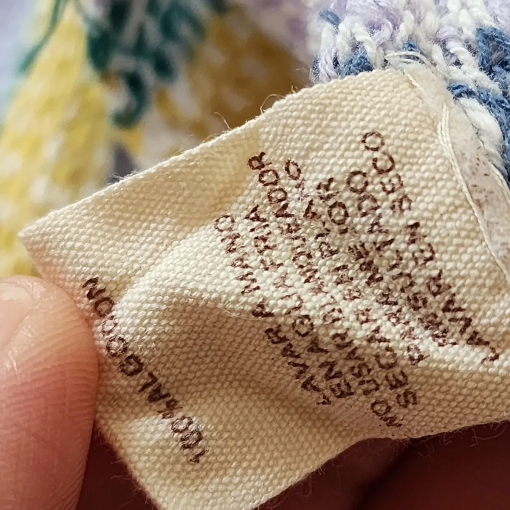 Hem & Thread lilac striped sweater size medium - Image 7