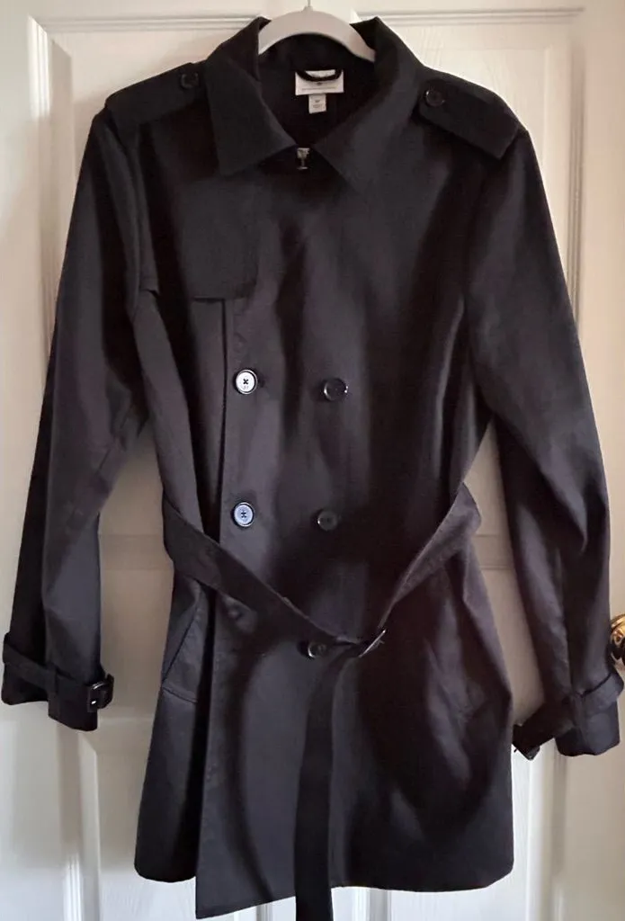 Phillip Lim 3.1 Anniversary Collection Belted Black Trench Coat - Size Med - Image 1