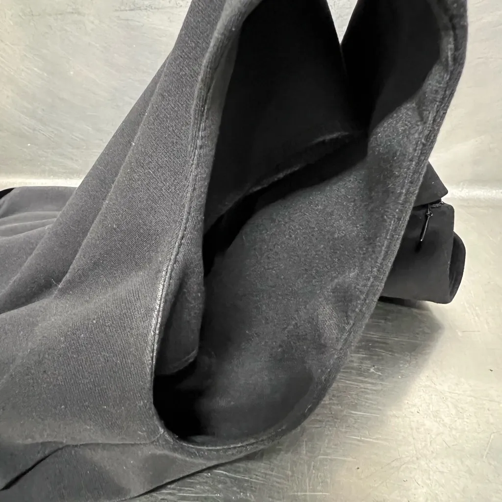 Calvin Klein Black and White Fit & Flare Striped Bottom Dress - Size 2 - VGUC - Image 6