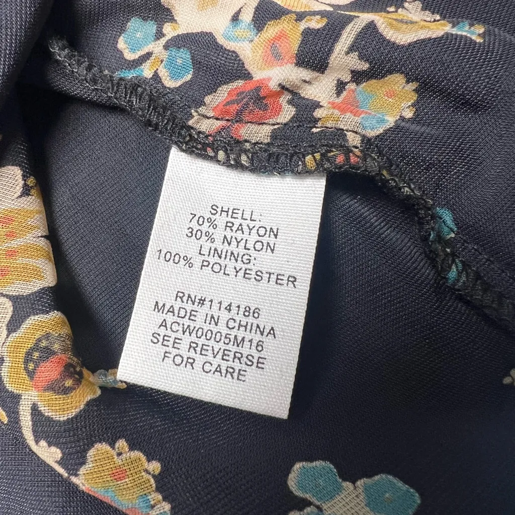 Adyson Parker Velvet / Floral Size S Black - Image 4