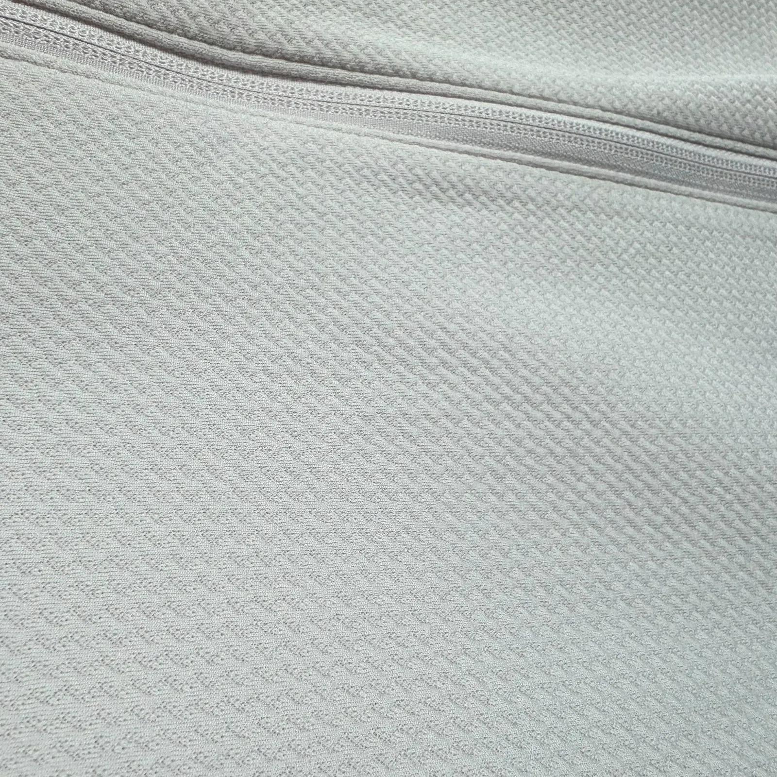 Adidas Light Pink Full Zip Lightweight Mock Neck Mesh Athletic Jacket Size 1X - Image 5