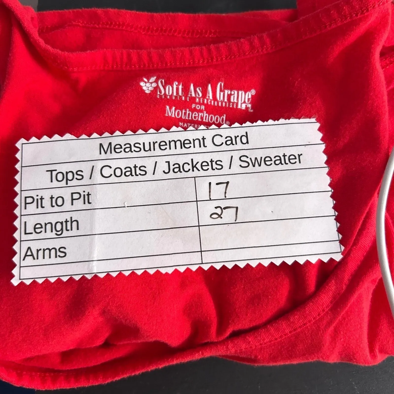 Phillies‎ Maternity Tank Top Red Medium - Image 8