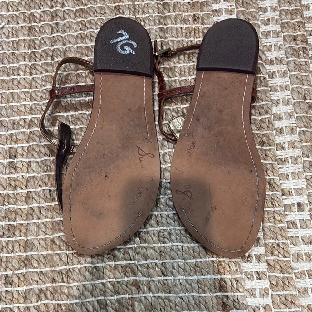 Sam Edelman Gigi dark leather Sandals - Image 10