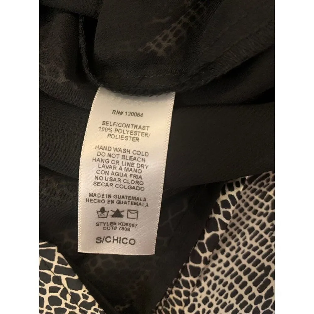 Mona B Mono B snakeskin patterned dress size small - Image 2