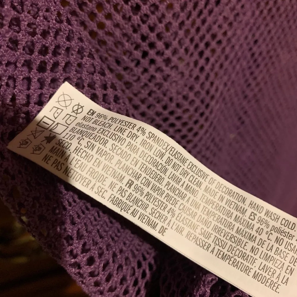 Forever 21 Plus Purple Fishnet Tank Top - Image 9