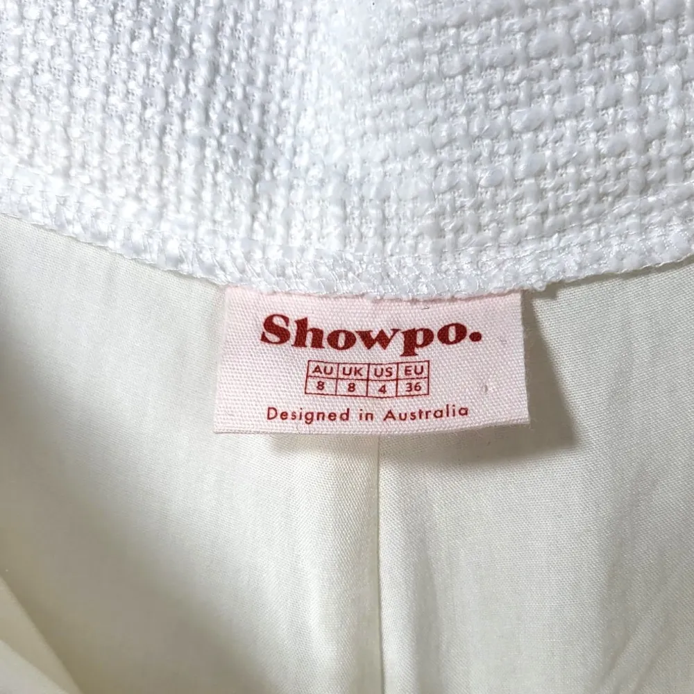 Showpo. Adelaide Two-Piece Set Crop Top and Wide Leg Pants in White - Image 10