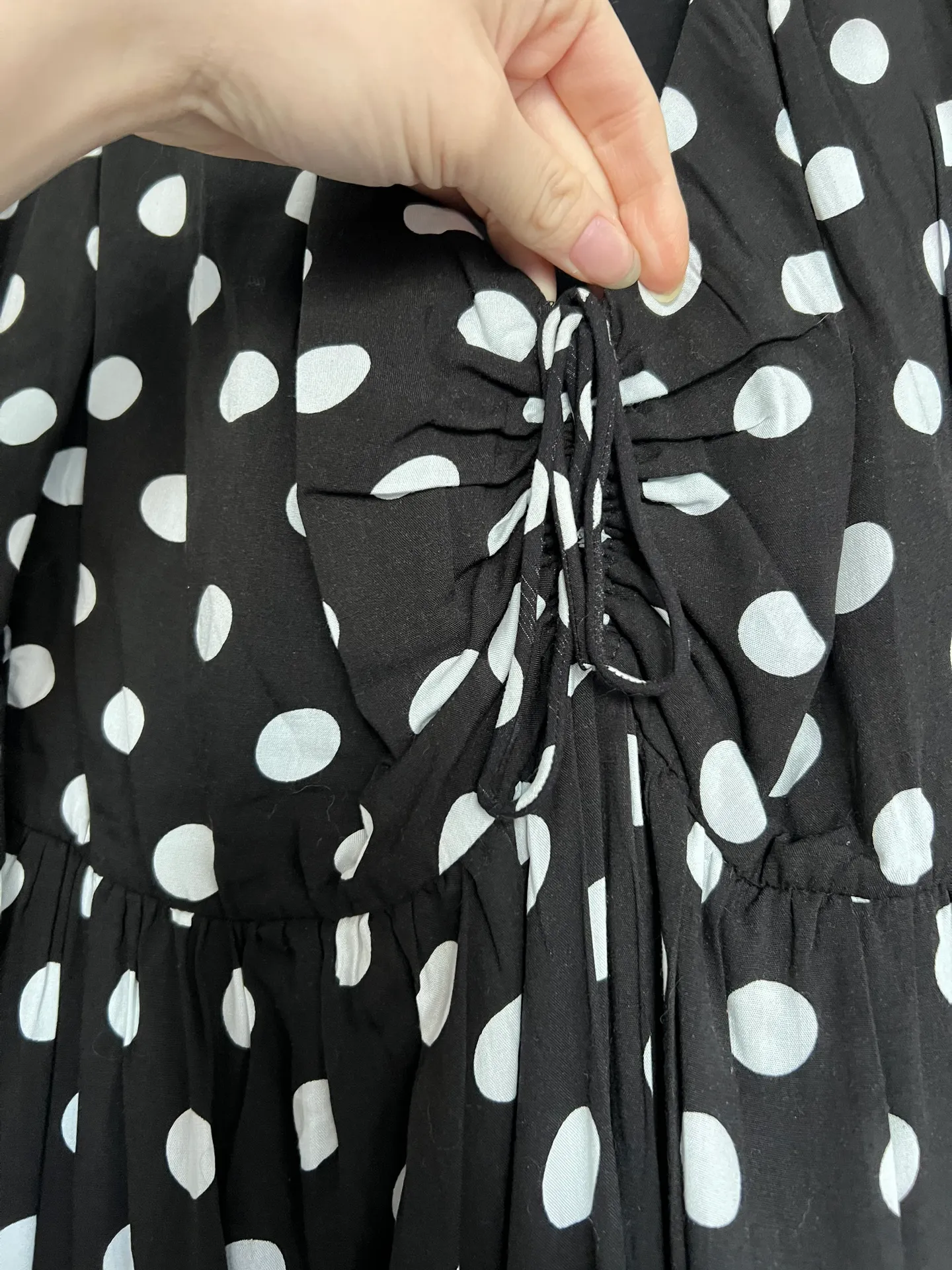 Polka Dot Midi Dress - Image 4