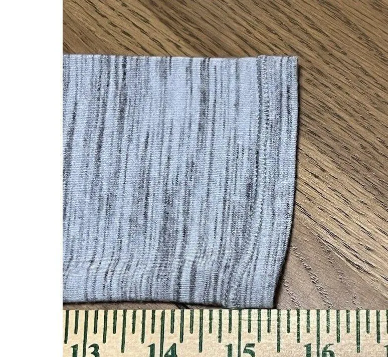 Athleta Flow Top Essence Spacedye Size Small Shirt Gray Athleisure Womens Preppy - Image 6