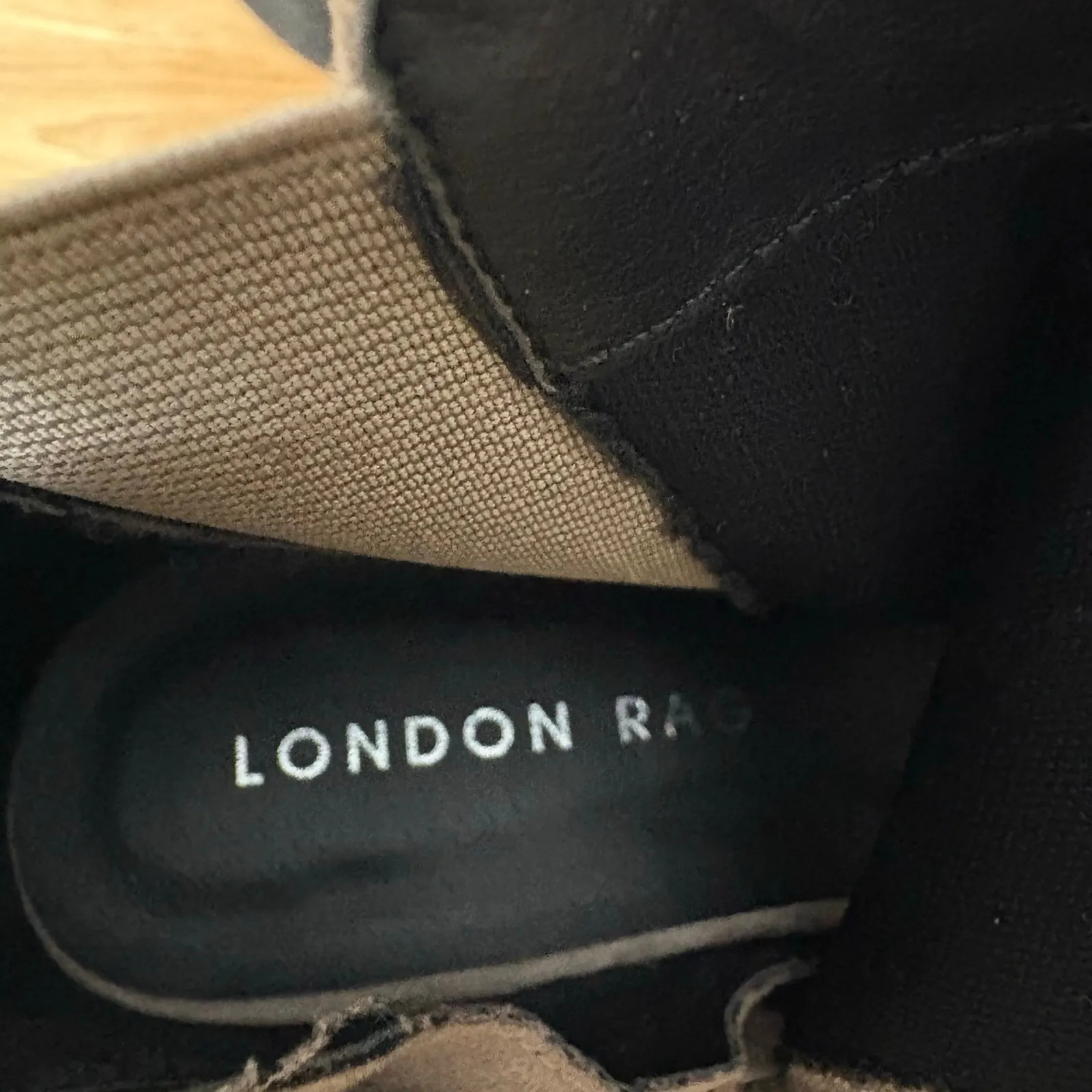 London Rag Tan Open Toe Heeled Booties Size 6‎ - Image 8