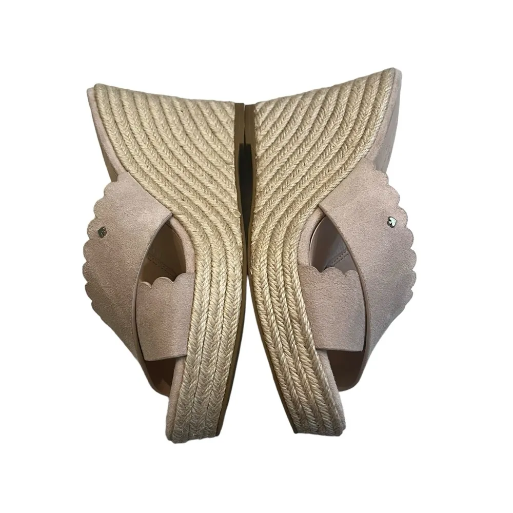 NWOT, Kate Spade Tegan Wedge Mule Slide Sandal Espadrilles, Sz 6.5 - Image 9
