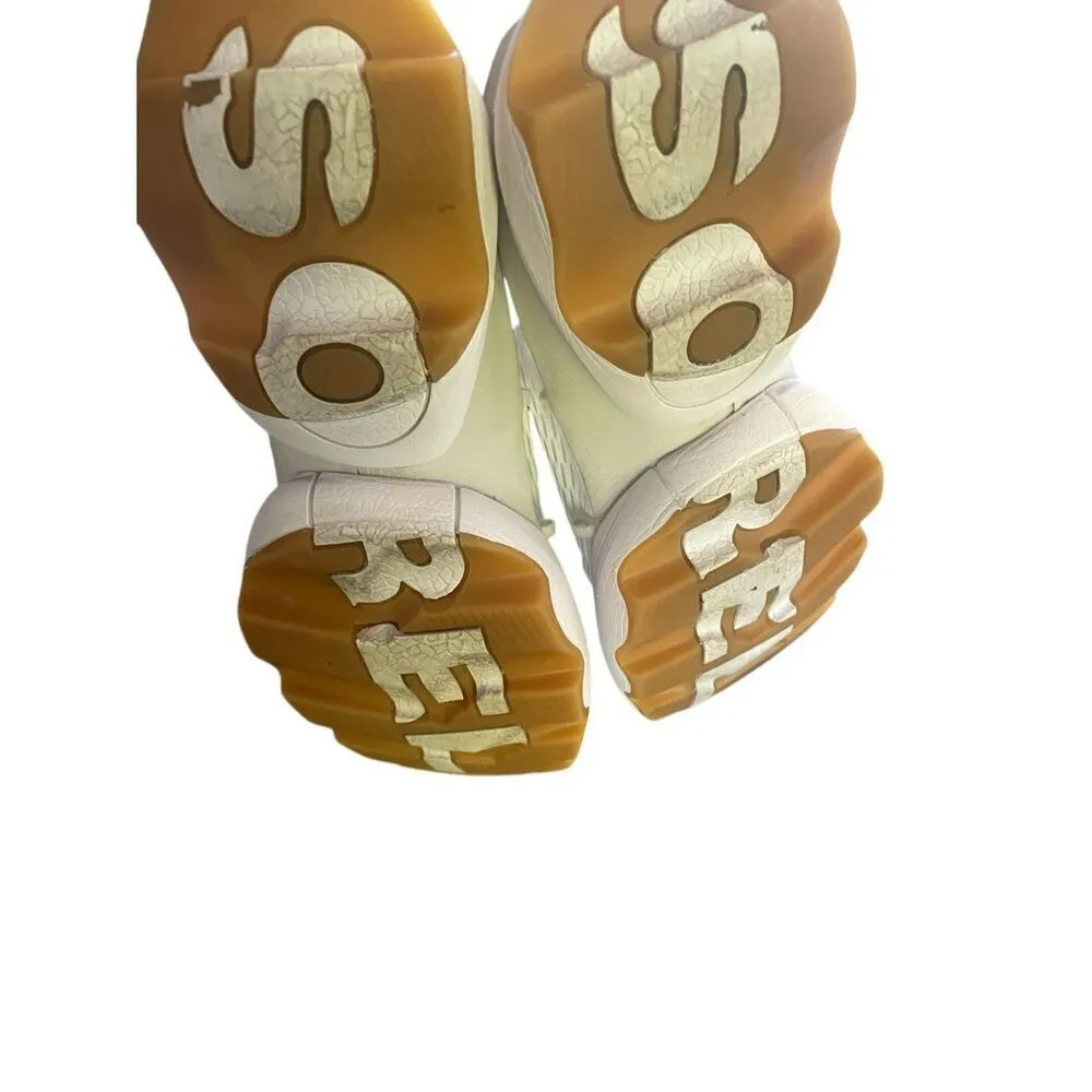 Sorel Kinetic Impact Women’s Size 7 Sneakers Cream/ Yellow Slip on Comfortable - Image 3