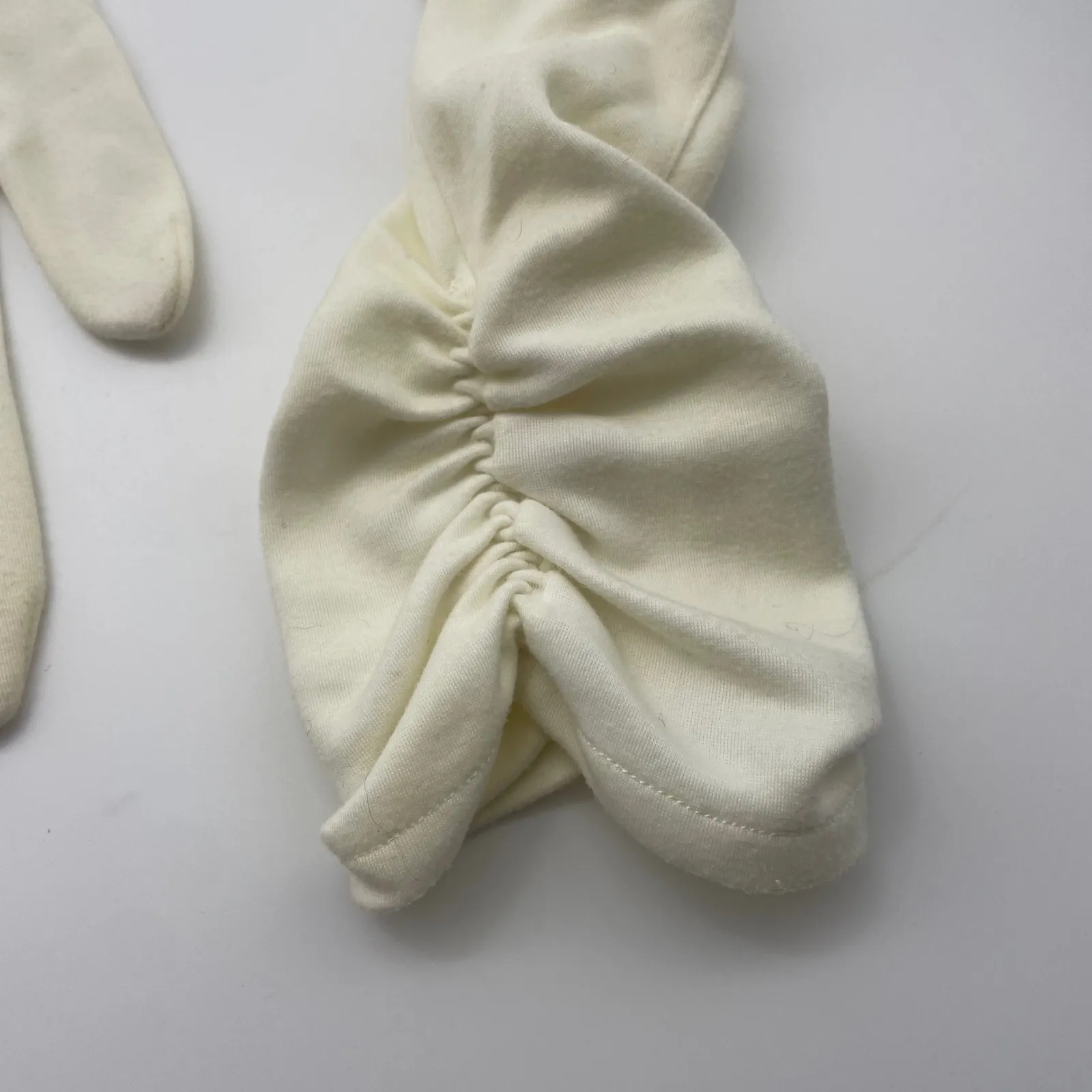 Vintage White Dress Gloves Lot of 2 Pairs‎ Formal Costume Party Short Stretch - Image 4