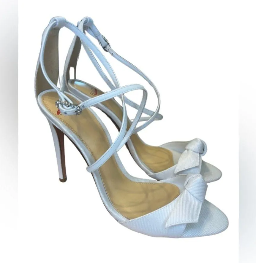 NEW ALEXANDRE BIRMAN Clarita 100 Satin Bridal Sandals Size 6 Wedding - Image 6