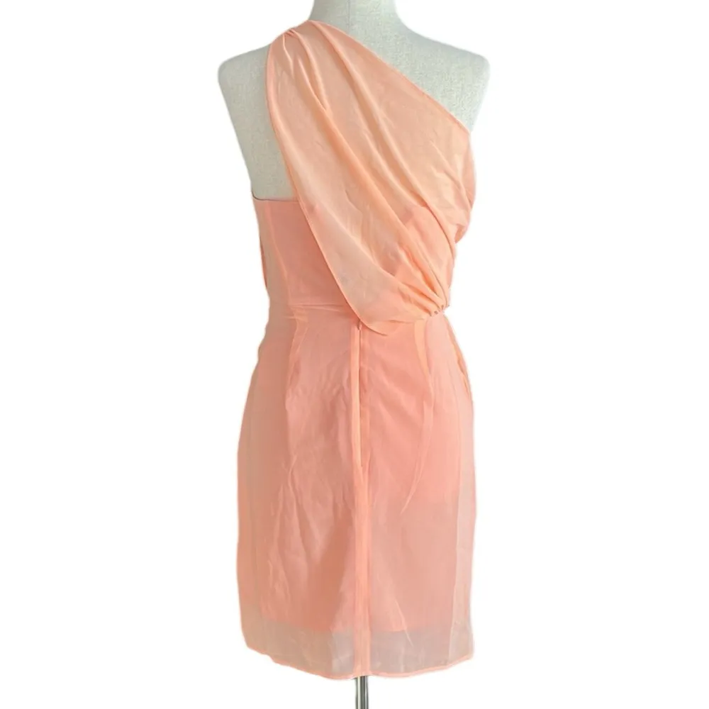 Keepsake The Label Peach Strapless Dress Size XS - Image 5
