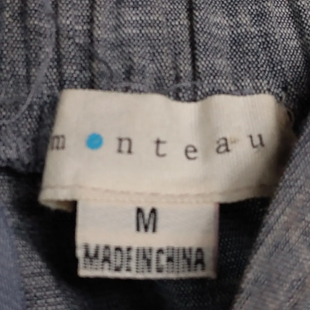 Montrau M Black Pepper Strapless Cotton Mini Dress - Image 3