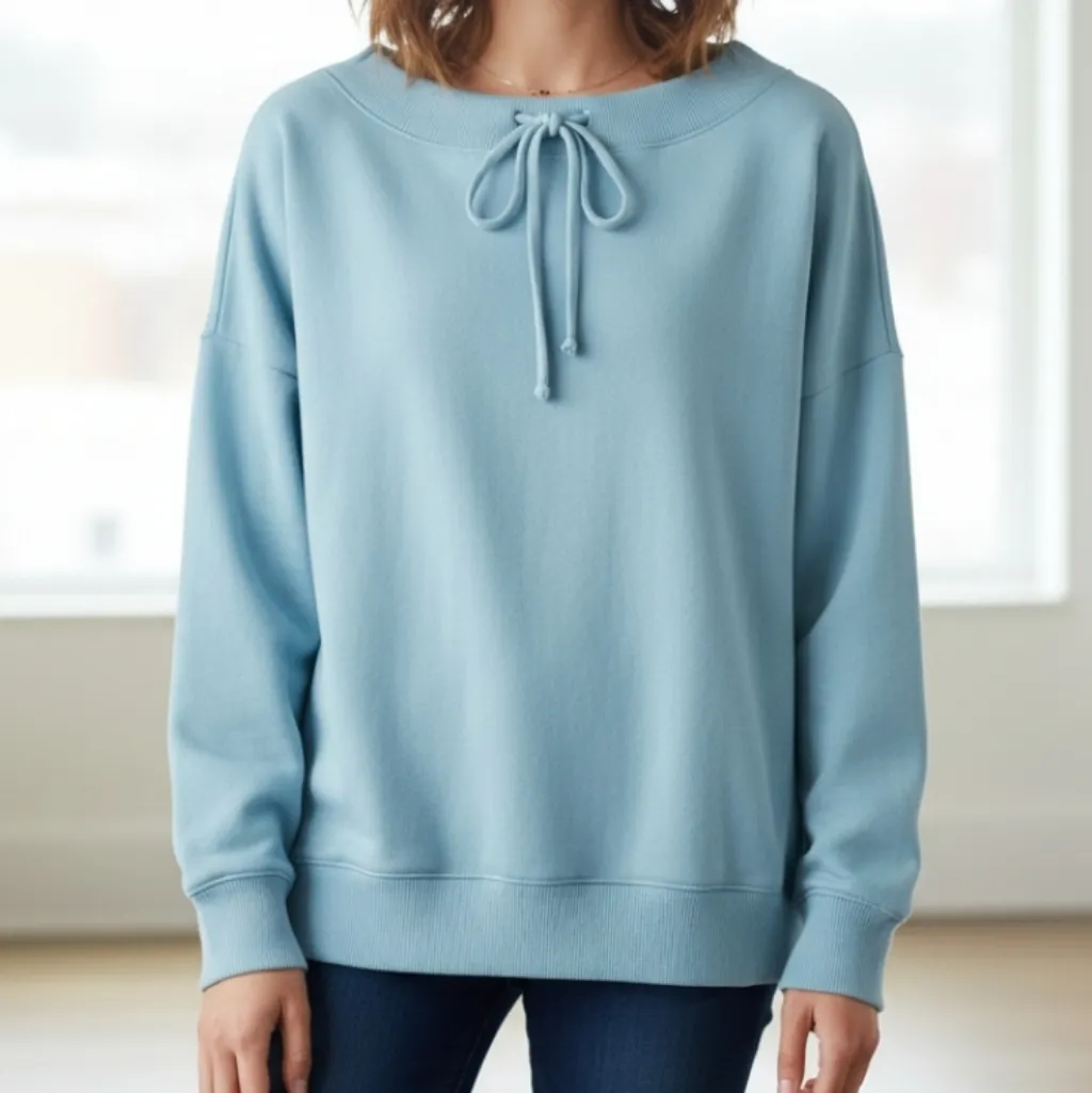 Aerie Draw String Long Sleeve Sweater - Image 2