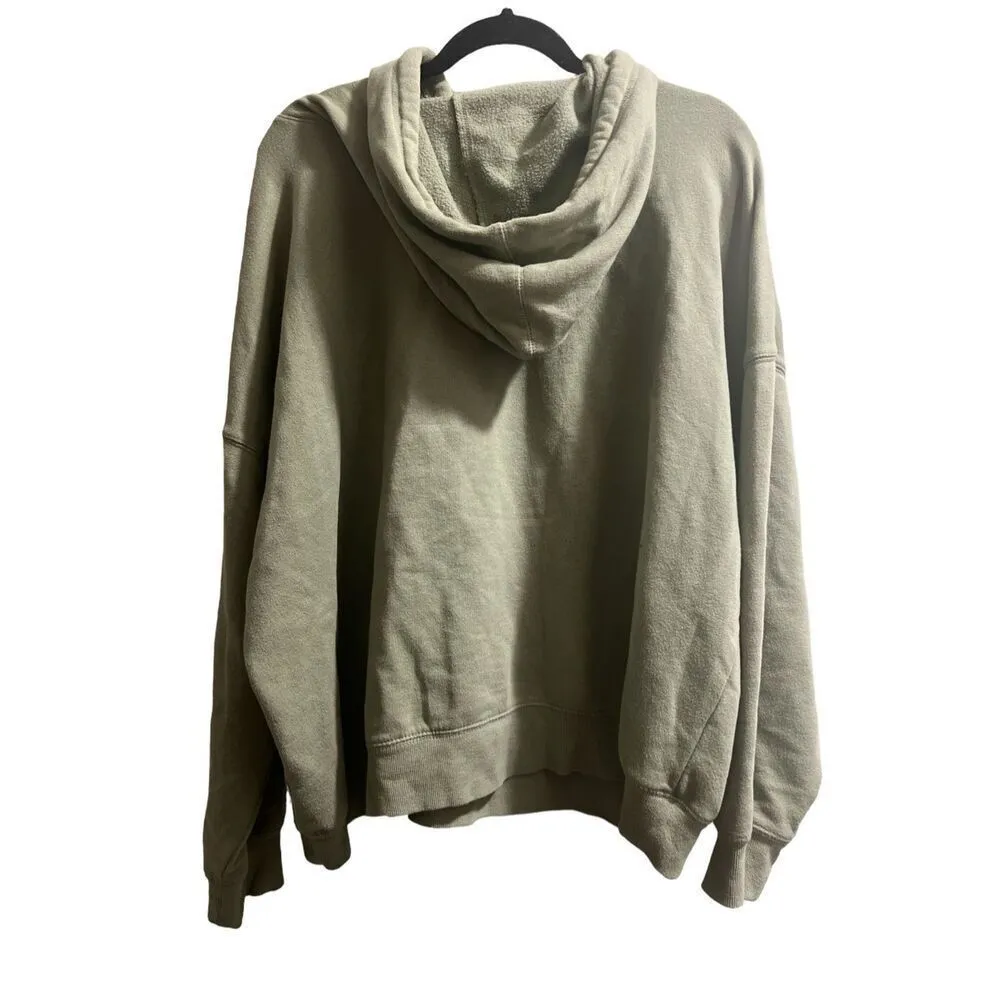 ✨ABOUND STRIPED SZ 1X HOODIE IN GREEN HEDGE✨ - Image 4