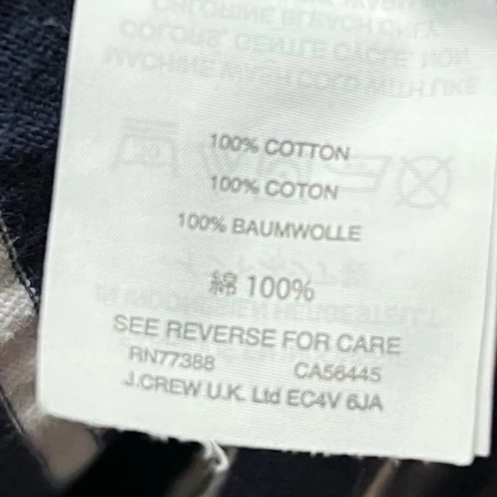 Madewell Striped Pocket Tee Dress Navy Blue 100% Cotton Style H9160 Sz XS - Image 6