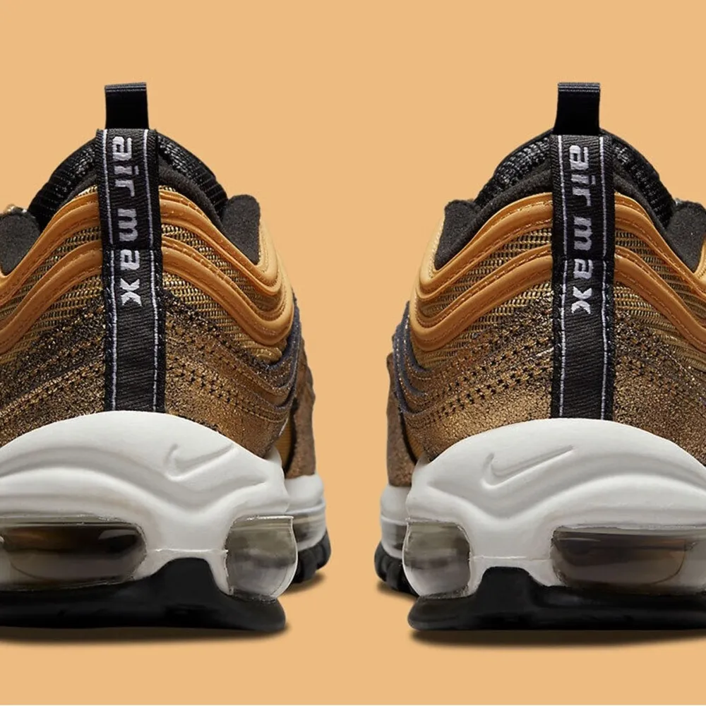 Women's Nike Air Max 97 Golden Gals Black Metallic Gold Twine DO5881 - Image 5