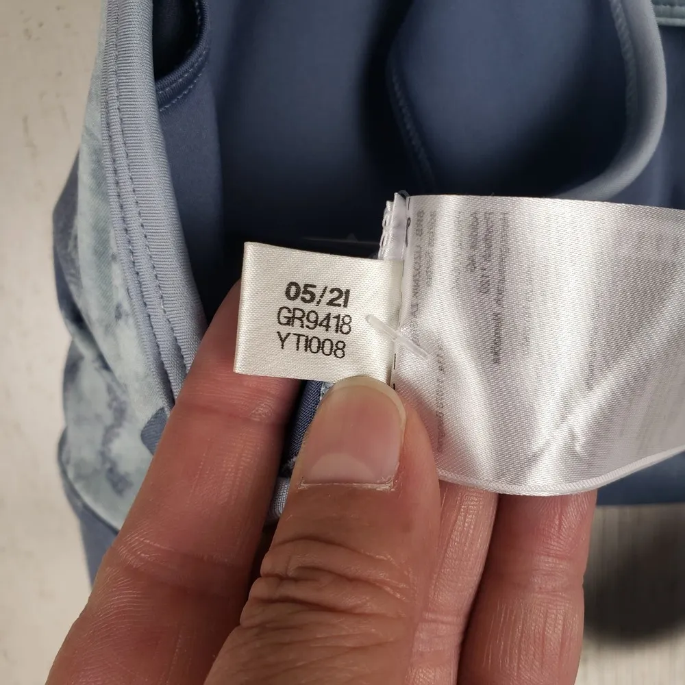 NWT Reebok Blue Slate Racerback Speedwick Open Back Sports Bra Women's Size XL - Image 7