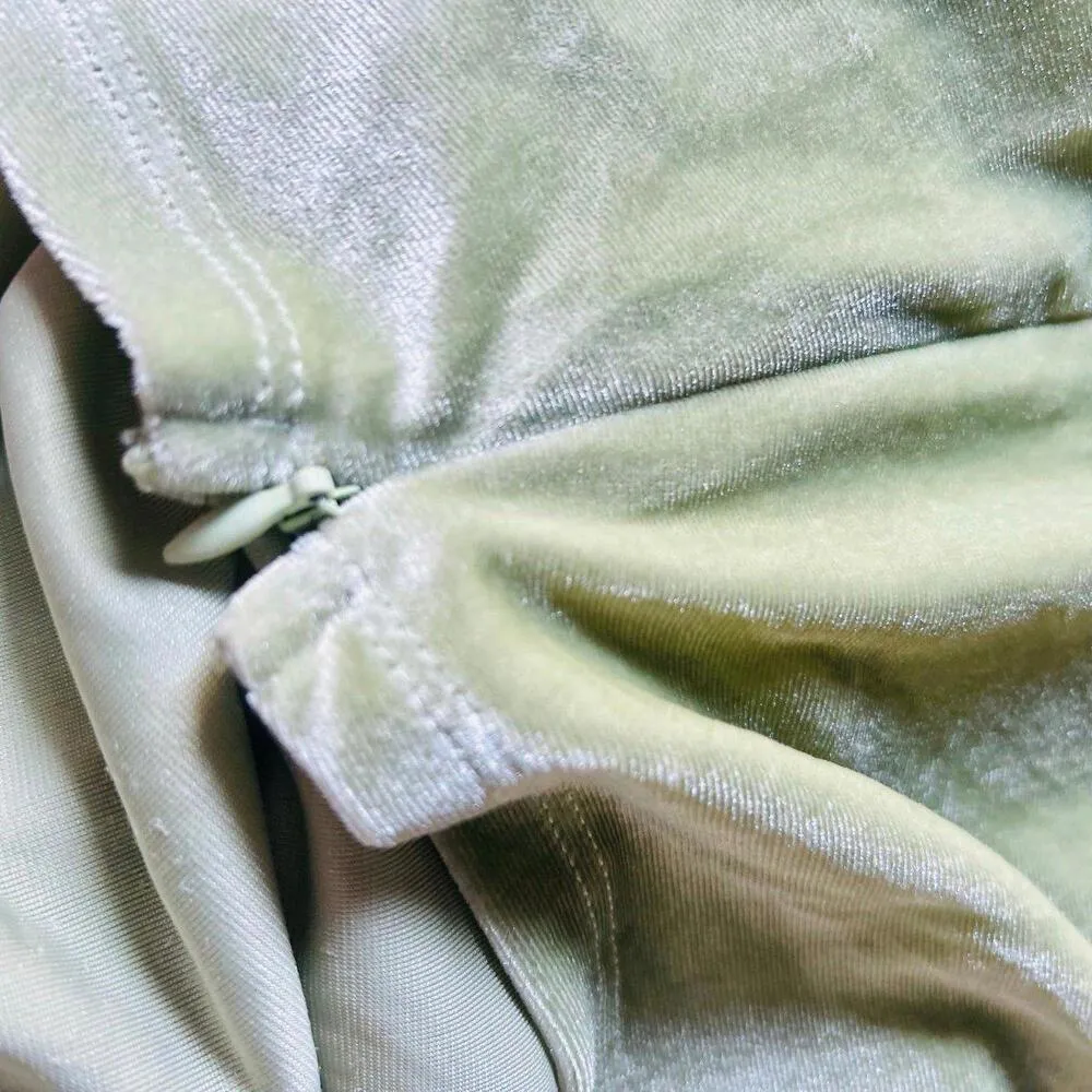 Princess Polly Women’s Velvety Bandeau Top in Lime - Image 7