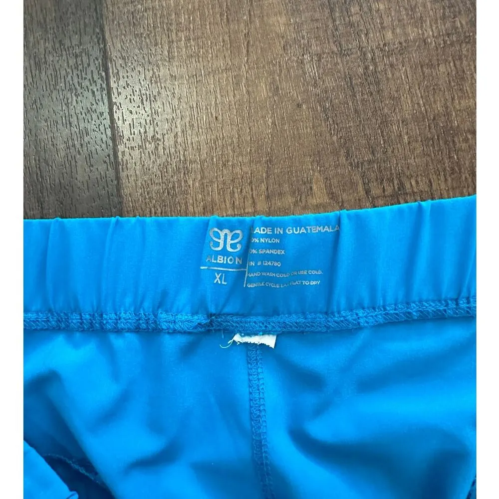 Albion Jetsetters Pants Cobalt Blue Ankle Zipper Joggers Size XL - Image 4