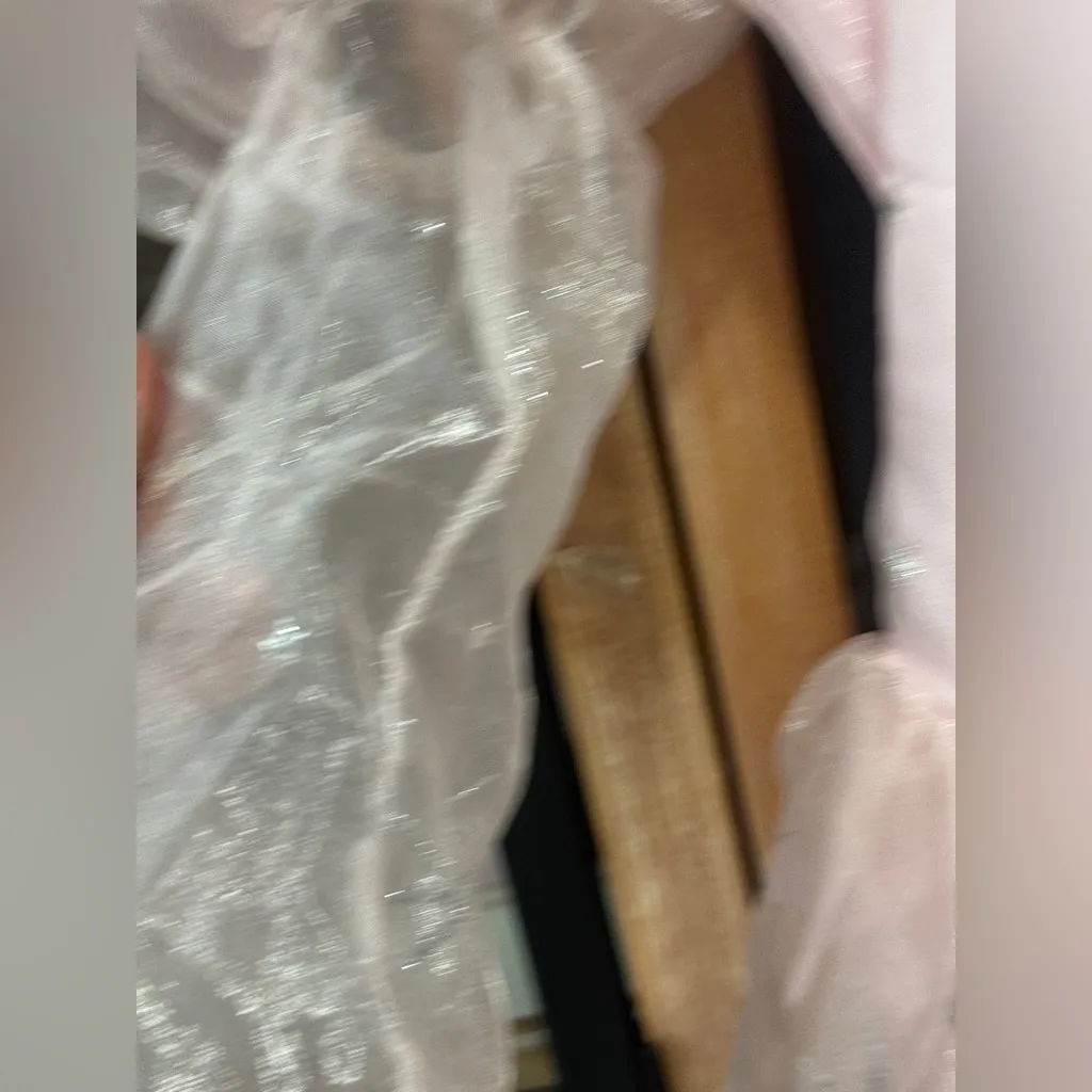 Glinda costume wicked glitter good witch The Wizard of Oz butterfly stars dress Pink Size L - Image 8