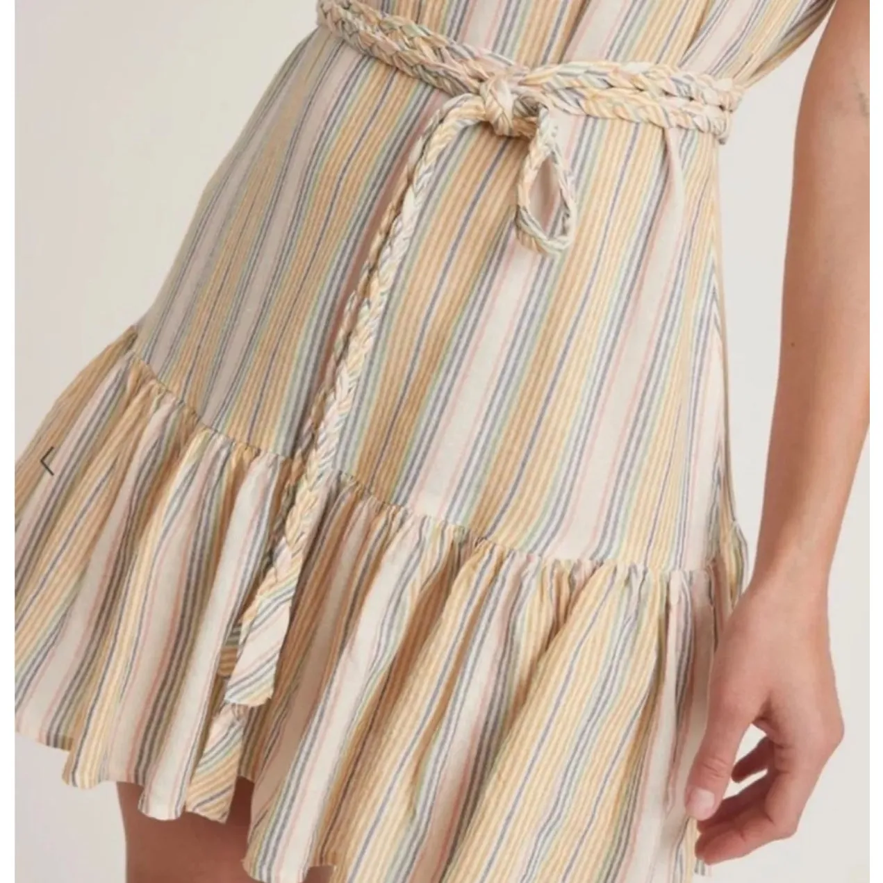 NWT Marine Layer Laney Mini Shift Dress In Beachy Stripe Size Small - Image 3