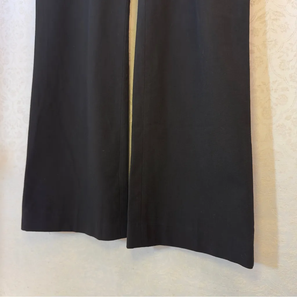 Michael Kors Black Grammercy Fit Dress Pants Trousers Size 2P Petite Wide Leg - Image 9