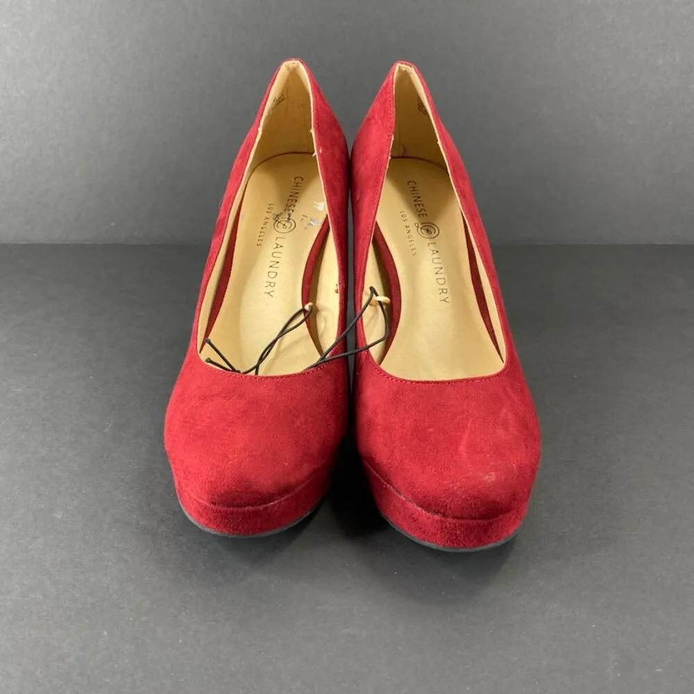 Chinese Laundry Red Pumps Size 6.5 - Image 2