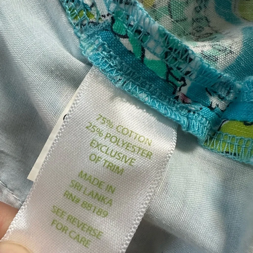 Lilly Pulitzer Originals Jungle Glam Toile Blue Pink Callahan Shorts Size 4 - Image 6