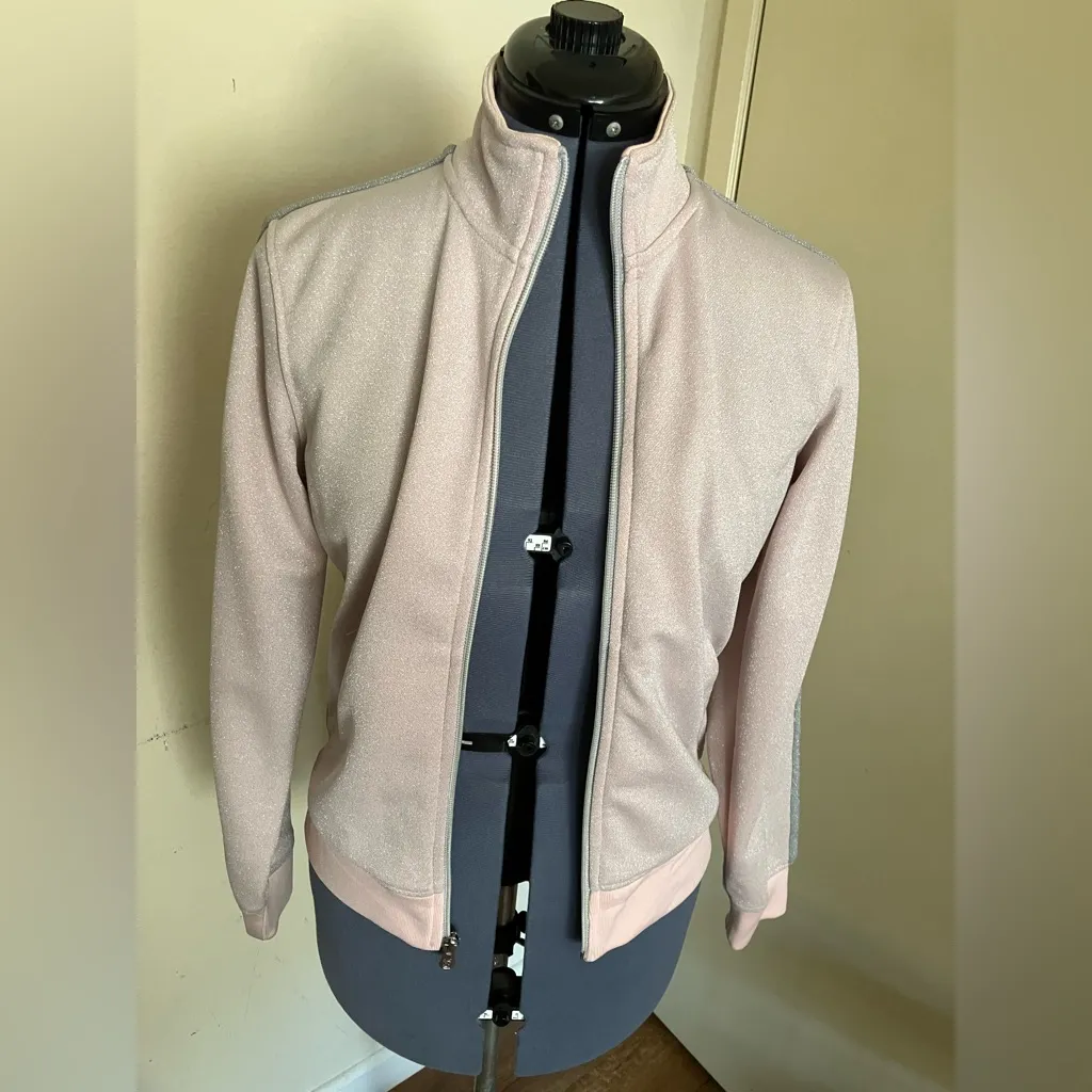 Converse X Miley Cyrus Glitter Track Jacket Full Zip Size Small - Image 5