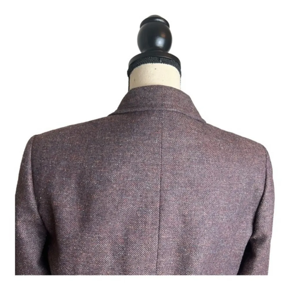 Vintage 70s F.O.B By forecaster Union Label Knit Purple cropped blazer Size 10 - Image 10