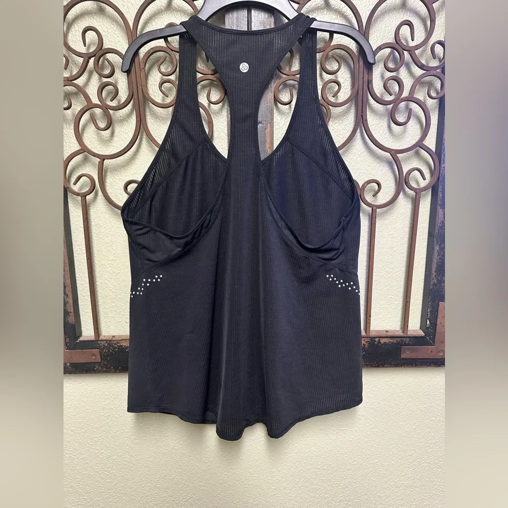 Zella black athletic racer back tank top - Image 2