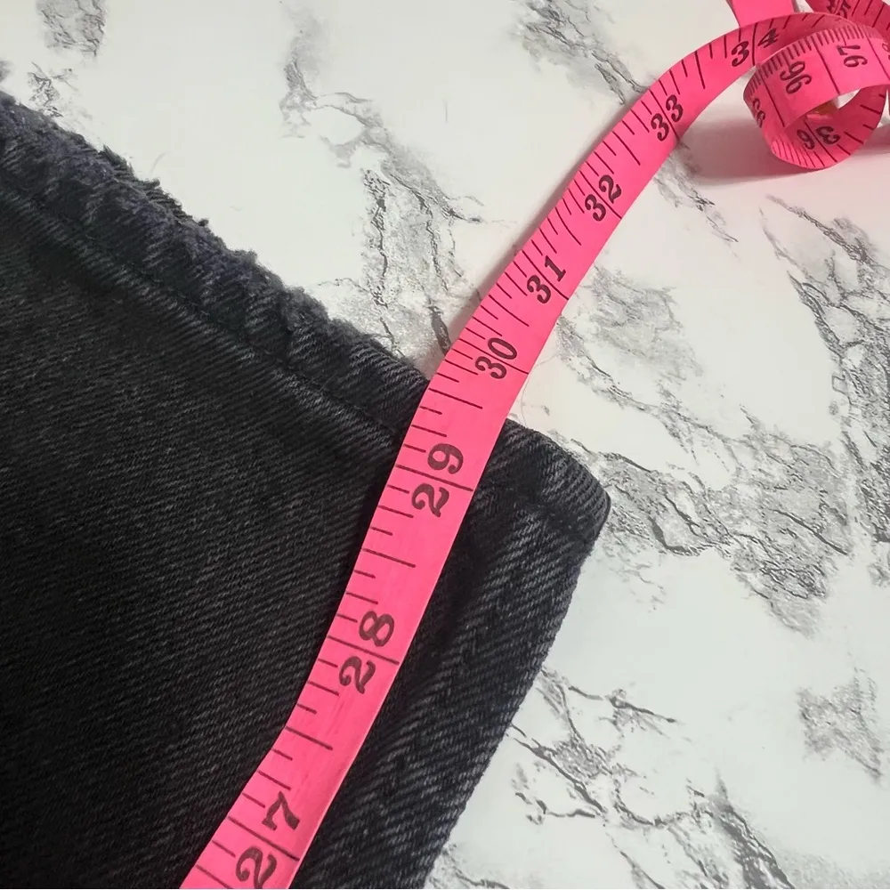 NWT Abercrombie & Fitch the dad high rise cross over jeans Sz 27 - Image 6