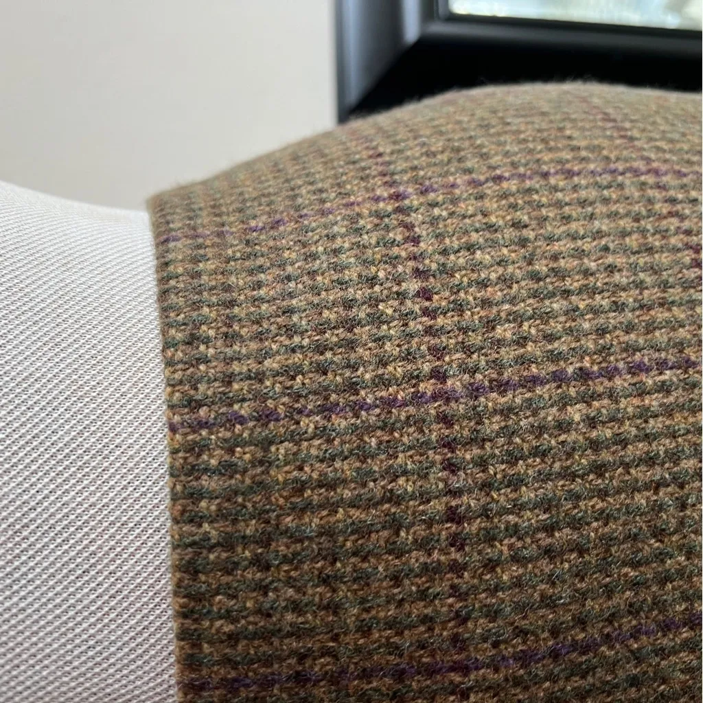 Vintage Ralph Lauren Brown Green Plaid Pencil Skirt Classic Timeless Style - Image 3