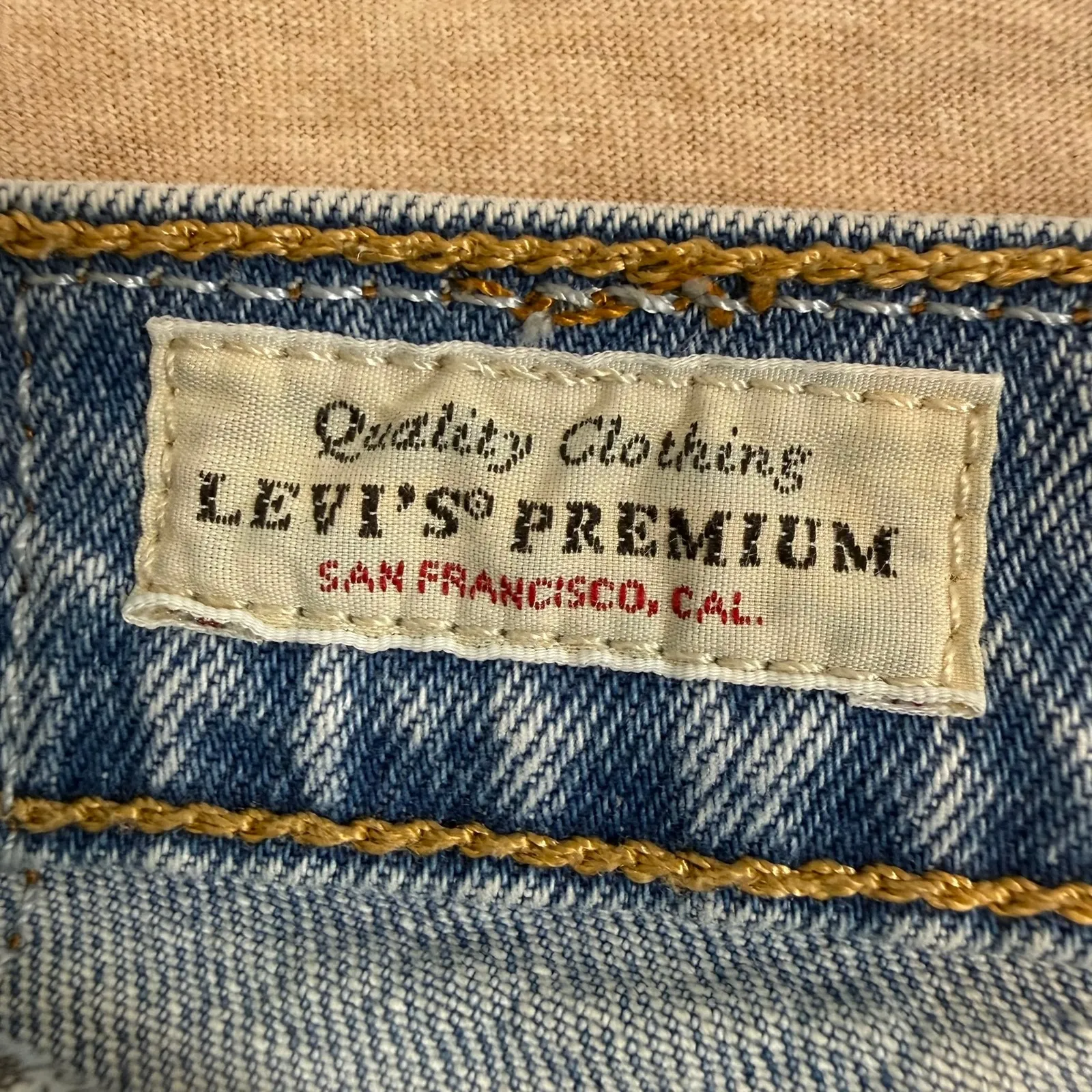 Vintage VTG Levis 501 Button Fly Jeans W25 L28 High Rise Slim Straight Y2K Denim - Image 6