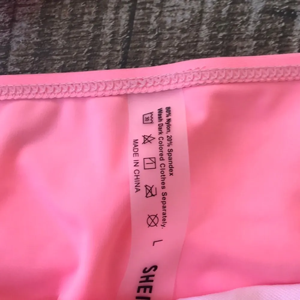 Beautiful Bright Pink/peach Bikini - Image 2