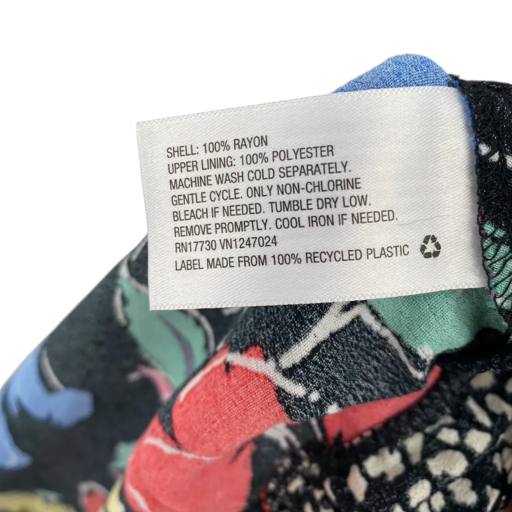 Rixo London Floral Off the Shoulder Puff Maxi Dress Black Size 8 - Image 11