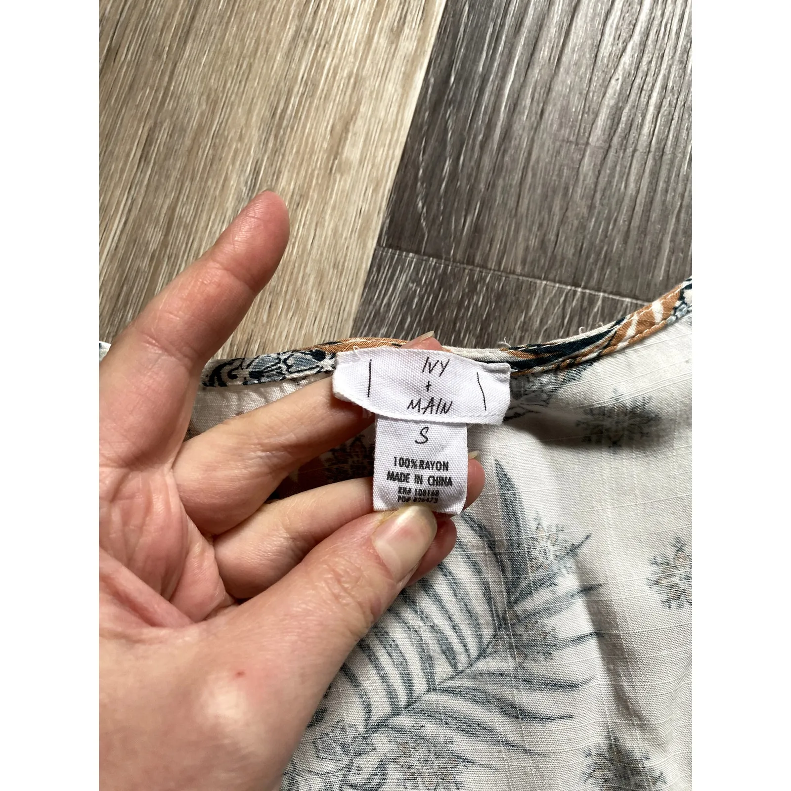 Babydoll Flare Sleeve Crop Floral Paisley Small Blouse Boho‎ Festival Cottage White - Image 3