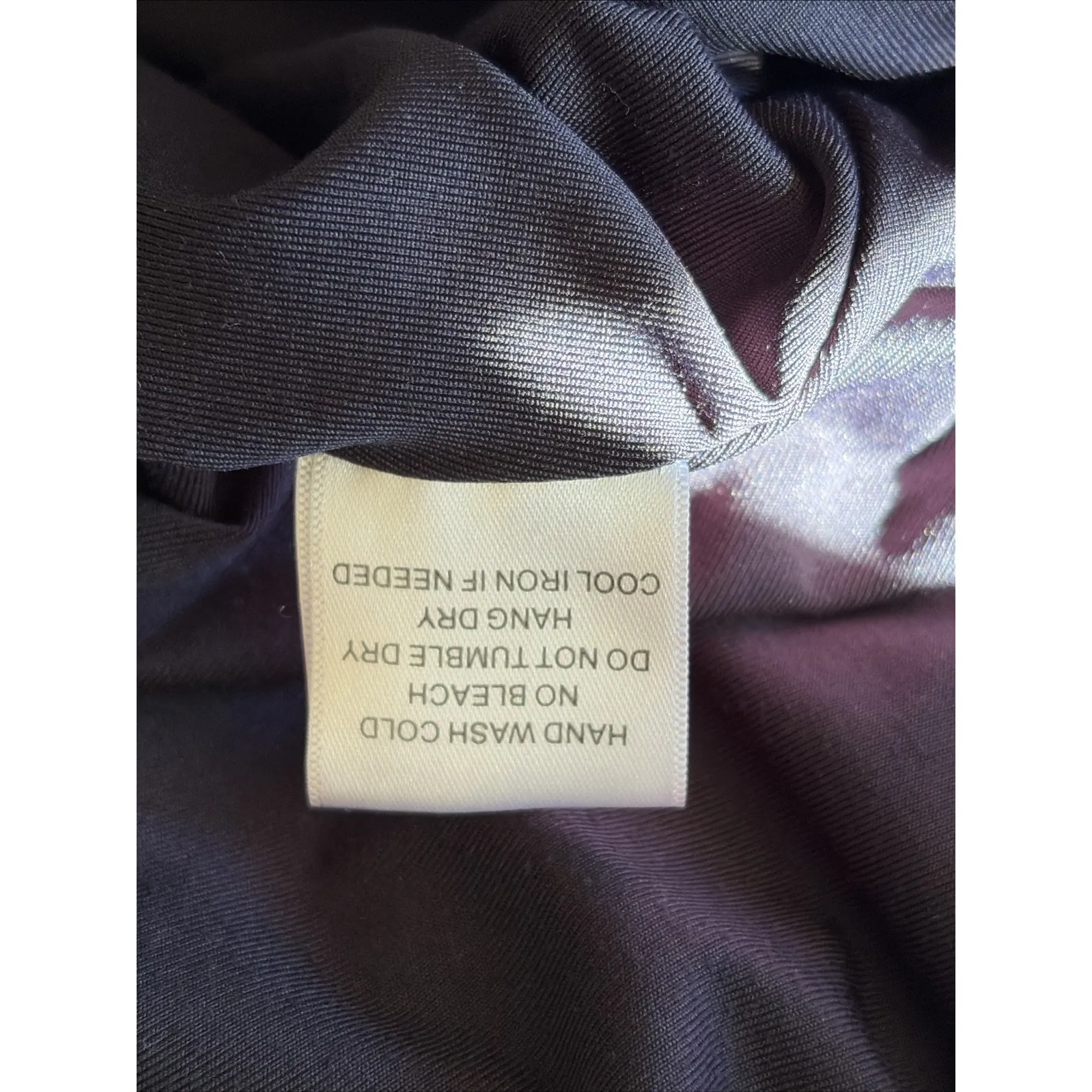 NBD Revolve Navy Blue Lace Up Long Sleeved Asymmetrical Tiered Ruffle Dress Med - Image 10